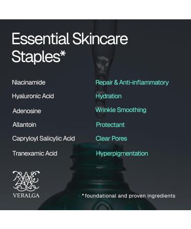 Veralga Longevity-PDRN Korean Spa Essence Patented Plant-Based PDRN Serum for Collagen Boost Lifting and Pore Reduction Anti-Aging Facial Treatment 50 mL Sensitive Skin - Buy Online on GoSupps.com