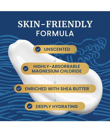 Nobi Nutrition Magnesium Lotion | Relieves Muscle Cramps & Soreness | Relaxation & Calming Support | Topical Magnesium Cream for Leg Cramps | Maximum Absorption | Soothing Rub with Shea Butter | 8 oz - Buy Online on GoSupps.com