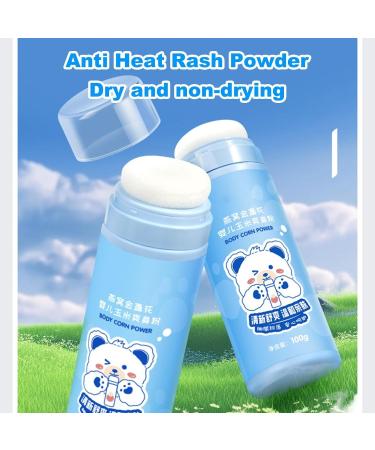 Poudre sans talc pour Poudre sans talc pour tout-petits | Soins du corps en poudre de talc anti-d mangeaisons Poudre sans Talc 100g poudre de d poussi rage pour apaiser les d mangeaisons  - Buy Online on GoSupps.com