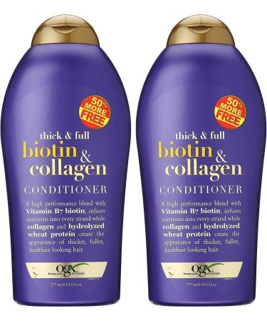 OGX (Thick & Full) Biotin & Collagen Shampoo + Conditioner 19.5oz Duo-Set