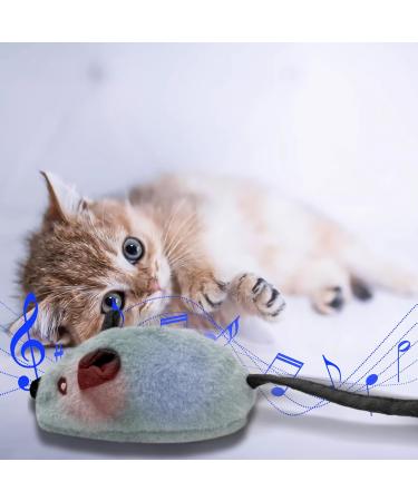 Onenine Electric Cat Toys - Interactive Play Mouse with Spring Tail & USB Cable | Boost Your Cat's Playtime & Combat Boredom - Buy Online on GoSupps.com