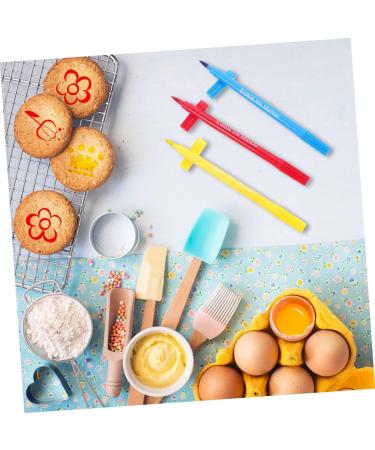 HOMSFOU 8 Pcs Baking Pen Cake Diy Draw Tools Edible Food Markers Cakes Frosting Pen Journal Planner Pen Paint Pen Biscuit Markers Pen Cake Icing Pens Chocolate Double Head Plastic - Buy Online on GoSupps.com