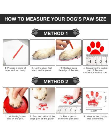 Faankiton Waterproof Dog Shoes - 4 Piece Set for Medium & Large Dogs | Non-Slip Sole & Reflective Straps for Paw Protection - Buy Online on GoSupps.com