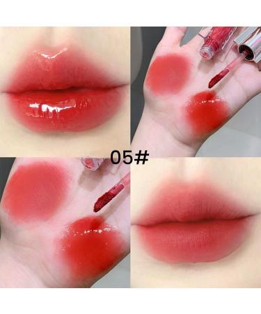Moisturizing Liquid Lipstick Double-ended Matte Lip Gloss with Clear Lip Oil Mirror Finish Long Lasting Waterproof Gift Set for Girls and Women (2 Colors) - Buy Online on GoSupps.com