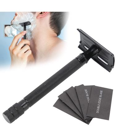 Ankroyu Portable Long Handle Double Edge Razor - 5 Blade Hair Trimmer for Face & Body - Premium Shaving Solution for All Skin Types - Buy Online on GoSupps.com