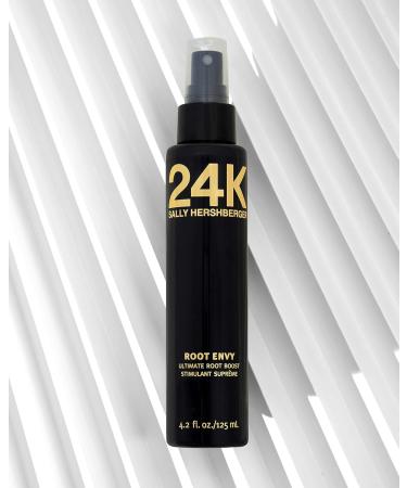 Sally Hershberger 24K Root Boost and Medium Round Brush - Volumizing Heat-Protecting Root Spray for Medium to Fine Hair - Flexible Root Lift for Extra Volume - Smoothing Barrel Brush - 2 pc - Buy Online on GoSupps.com