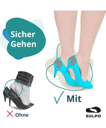 Sulpo 4 Pairs Heel Pillows - Comfortable Shoe Inserts for Men & Women - Cushions for Heel Protection Against Blisters - Fits All Shoes - Buy Online on GoSupps.com