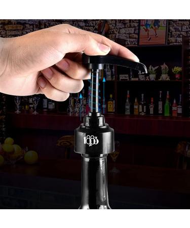 Doumneou 4 Pack 8ml Black Syrup Pumps Great for Coffee Syrups Snow Cones Flavorings and More - Buy Online on GoSupps.com