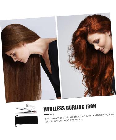 OHPHCALL Curling Iron Curly Irons for Hair Professional Cordless Hair Curler Power Tools Abs White 21X4X3.5CM White - Buy Online on GoSupps.com
