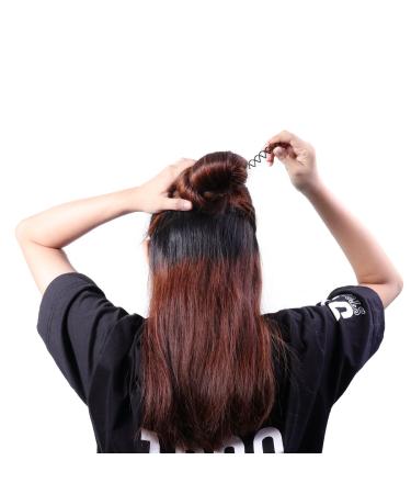 Frcolor Bobby Spiral Hairpins - Pack of 20 Black Hair Clips for Stylish Updos | International Shipping Available - Buy Online on GoSupps.com