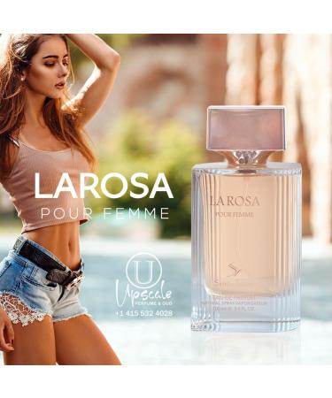 Almas Perfumes SAINTE VALEREEau De Parfum LA ROSA - Sweet Smelling Spray - 100ML 3.4FL OZ of Long-Lasting Aroma - Luxurious Scent of Arabia for Women - Buy Online on GoSupps.com