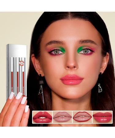 Scera Moisturizing Lip Square - Liquid Lipstick Refill | 3x Matte Cup Waterproof Non-Stick No Fade Pigment Lip Liner for Women and Girls - Buy Online on GoSupps.com