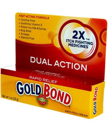 Gold Bond Maximum Strength Anti-Itch Cream - 1 oz | Fast-Acting Relief - Buy Online on GoSupps.com