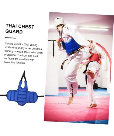 CLISPEED Kids Boxing Body Protector | Muay Thai/Taekwondo Chest Guard | Assorted Colors - 45x25CM - Buy Online on GoSupps.com