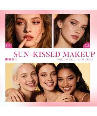 Real 2pcs Eyeliner Freckle Pen 2 in 1 Dark Brown Freckle Stamp and Black Liquid Eyeliner Water Resistant Natural Lifelike Freckles Makeup Soft Smooth Pen Magical Fake Freckles 2 PCS 03 Dark Brown - Buy Online on GoSupps.com