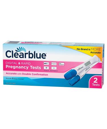 Clearblue Digital & Plus Pregnancy Test - Pack of 2 - Fast Results - Buy Online on GoSupps.com