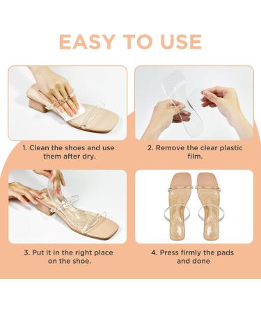 3/4 High Heel Cushion Insoles - Self-Adhesive Arch Support Inserts for Flat Feet & Pain Relief - Gel Shoe Inserts for Sandals & High Heels (Beige & Black Women s 5-9 - Buy Online on GoSupps.com