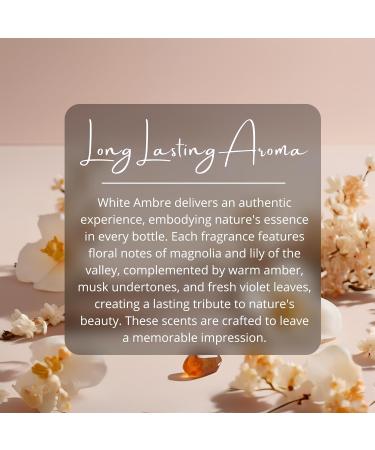 ARABIAN PERFUMES & OILS White Ambre Perfume Oil - Floral Luxurious Fragrance Oil for Men and Women - Travel Size Perfume 0.10 Fl. Oz. - Buy Online on GoSupps.com