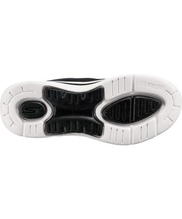Skechers Women's Go Walk Arch Fit-Motion Breeze Sneaker 7 Wide - Black/White - Buy Online on GoSupps.com