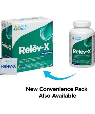 Platinum Naturals Relev-X 90 Softgels - Advanced Joint Support for Men & Women Premium Joint Relief - Supports Cartilage & Joint Function High Potency Antioxidants with Omega 3 EPA DHA & Turmeric - Buy Online on GoSupps.com