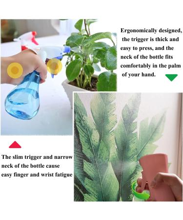 JANYUEPAI Hair Spray Bottle Continuous Fine Water Mist Sprayer for Hair Styling Skin Moisturizing Plant Watering Cleaning - Pink 200ml - Buy Online on GoSupps.com