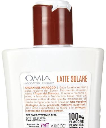 Omia Latte Solar Nutre and Protect with Argan SPF 20 200 ml - Buy Online on GoSupps.com