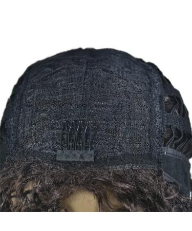 Short Afro-Style Curly Wigs for Black Women - Heat-Resistant Light Brown & Black Curls - Buy Online on GoSupps.com