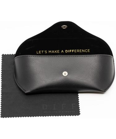 Buy DIFF Winston Designer Square Blue Light Blocking Glasses - Matte Black for Men & Women | Stylish & Protective eCommerce - Buy Online on GoSupps.com