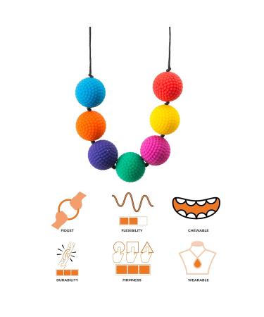 Chewigem Berries Chewing Necklace - Colorful Sensory Necklaces for Kids & Adults | International Shipping Available - Buy Online on GoSupps.com