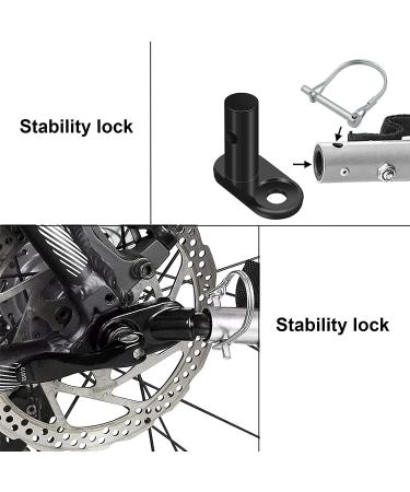 Fitenber Bicycle Trailer Coupling - Best Trailer Coupling for Kids & Pets | 2-Piece Backup for Cargo Trailers - Buy Online on GoSupps.com