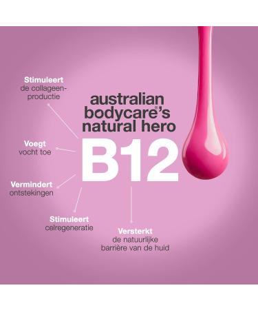 Australian Bodycare B12 Exfoliating Toner to remove dead skin cells and refresh the skin Contains Vitamin B12 7 glycolic acid and natural plant extracts - Buy Online on GoSupps.com