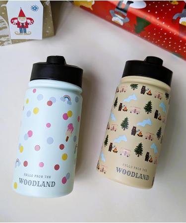 12oz Kids Stainless Steel Thermal Bottle with Straw Lid - Confetti Treats | Keeps Drinks Fresh for 12 Hours - Easy-to-Drink Design for Toddlers - Buy Online on GoSupps.com