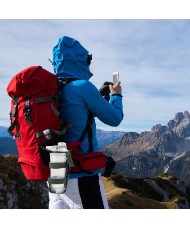 Portable Molle Water Bottle Holder for Cycling Camping & Hiking - Durable Long-Lasting Carrier in March Green - Buy Online on GoSupps.com