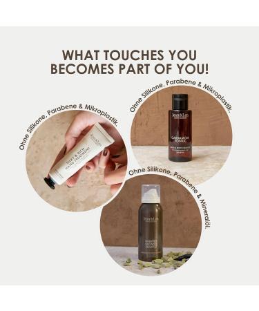 Jean & Len Travel Set - Cardamom & Tonka | Eco-Friendly Vegan Gift | Perfect Souvenir for Mind & Body - Buy Online on GoSupps.com