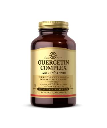 Solgar Quercetin Complex with Ester-C Plus 100 Vegetable Capsules
