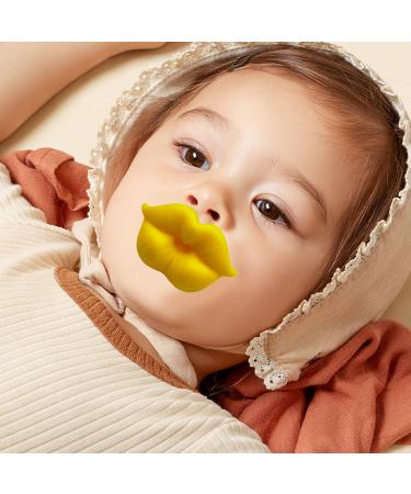 Shop Hixnug Funny Baby Pacifier - Soft Silicone Cute Kisses Lips Design in 4 Colors | Perfect Gift for Babies & Toddlers - Buy Online on GoSupps.com