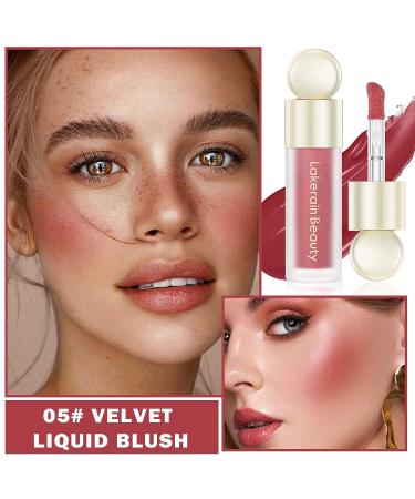 Long-Lasting Waterproof Matte Liquid Blush Cream for Cheeks - 05 A05 - Buy Online on GoSupps.com