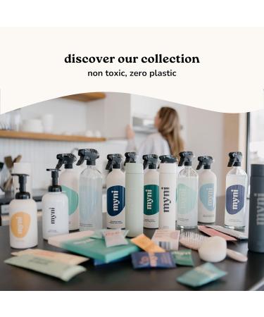 Myni Shower Gel Starter Set - Hydrating Body Wash in Eco-Friendly Bottle - Vegan & Sulfate-Free - Natural Ingredients - 2 Powder Refills - Gentle on Skin - International Shipping Available - Buy Online on GoSupps.com