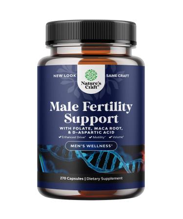 Prenatal Multivitamin Male Fertility Supplement - Mens Fertility Supplement with L-Arginine D-Aspartic Acid and Maca Root Prenatal Vitamins for Enhanced Motility Volume Potency and Fertility Support - Buy Online on GoSupps.com