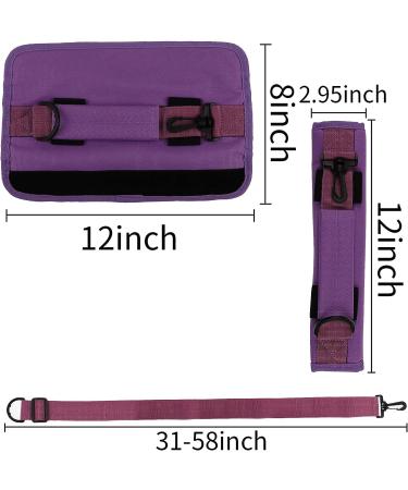 Knchy Mini Golf Club Carry Bag - Lightweight Portable Carrier for Women and Men Golfers - Foldable Sunday Pouch - Purple One Size - Buy Online on GoSupps.com