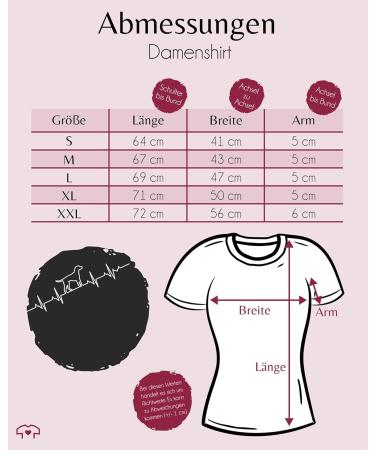 Shirtracer Women's Shirt - Heartbeat Dog 01 - Perfect Gift for Dog Owners - Black XL - International Shipping Available - Buy Online on GoSupps.com