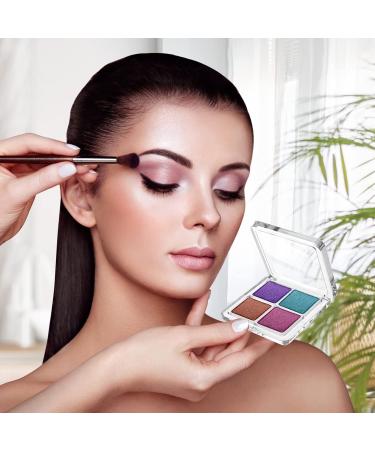 Frcolor 2pcs Empty Eyeshadow Palette - DIY Makeup Case for Blush Lipstick & Powder | Clear Top Design - Buy Online on GoSupps.com