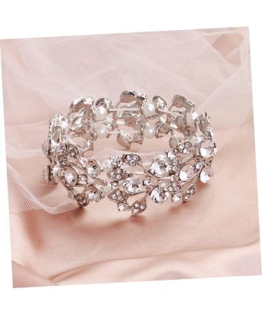 Healvian Bird Crystal & Pearl Bracelets - Strass Tennis & Arm Loop Jewelry for Brides | International Shipping Available - Buy Online on GoSupps.com