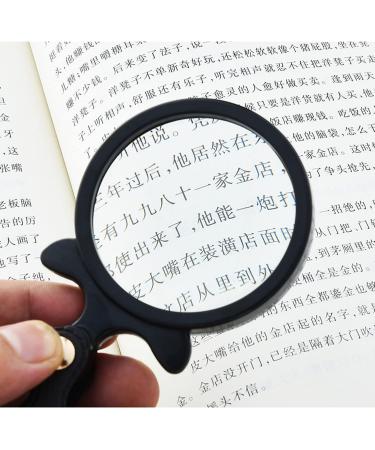 Mini Size Magnifier10X Magnifying 55 MM Folding Magnifier Glass Lens Loupe with Rotating Protective Holster for Reading Aid Maps Photographs Documents Lanyard Type - Buy Online on GoSupps.com