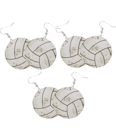 9 Pairs volleyball earrings Baseball Dangle Earrings lovers gifts earrings for women orrous female earrings couple gift fashion earrings for women teardrop accessories girl leather - Buy Online on GoSupps.com