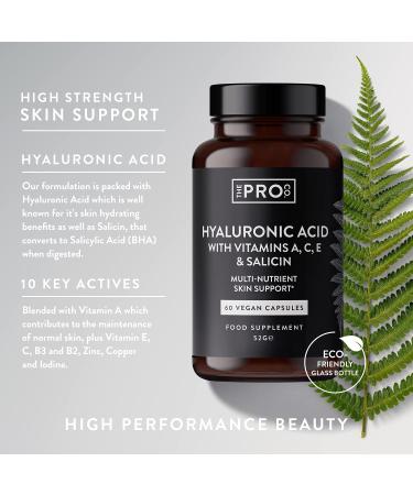 Pro Co. Premium Hyaluronic Acid Supplement with Niacinamide & Salicylic Acid - 10 Key Actives for Skin Health - Buy Online on GoSupps.com