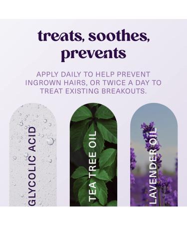 European Wax Center Bikini Area Ingrown Hair Serum 1.7 oz | Exfoliant AHA for Razor Bumps & Burn | Moisturizing Post-Wax Skin Care - Buy Online on GoSupps.com