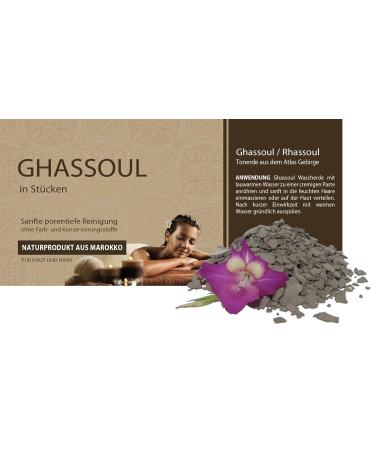 2 kg Moroccan Ghassoul Rhassoul Natural Washing Granulate - Organic Vegan Hair & Body Care Peeling Healing Lava Earth for Spa & Sauna - Buy Online on GoSupps.com