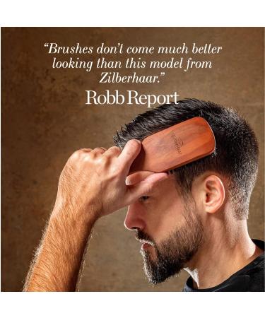 ZilberHaar Major Hair & Beard Brush - Stiff Boar Bristles - Ideal for All Hair Types - Men's Hairbrush & Beard Grooming - Buy Online on GoSupps.com