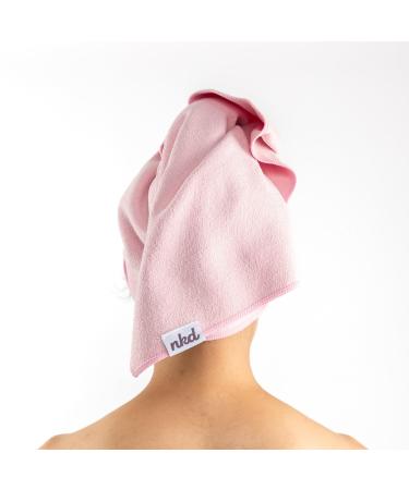 NKD - Original Hair Towel Ultra Absorbent & Fast Drying Pink